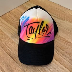 “Taylor” tie dye hat!!